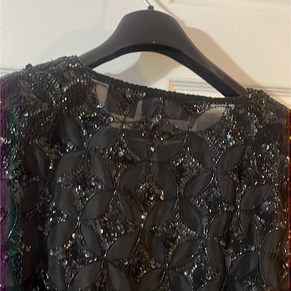 Vintage, sequence jacket, hook and eye closures - Picture 11 of 15